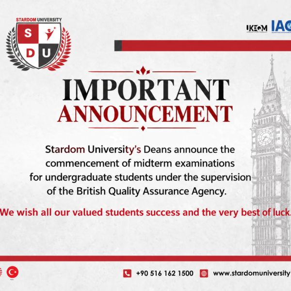 Stardom University begins midterm exams under international supervision and in adherence to global quality standards.