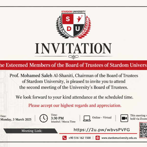 The second meeting of the Board of Trustees of Stardom University for its second session 2024-2026