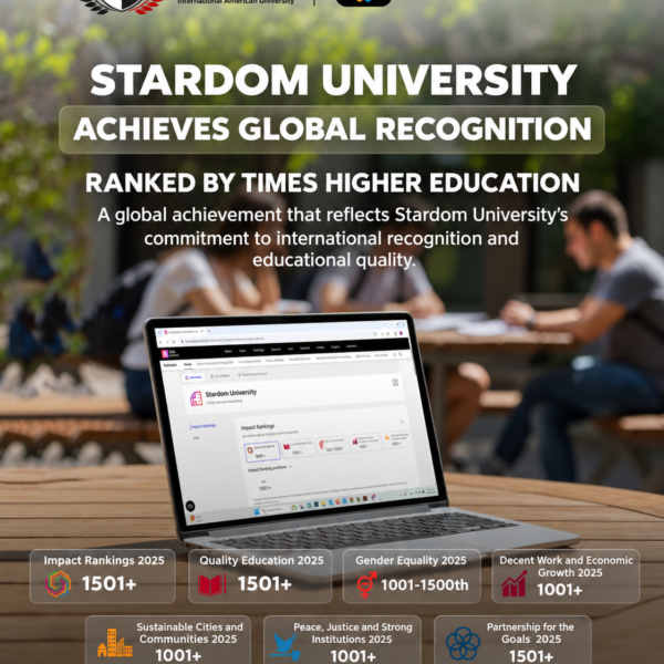 Stardom University in the Times Higher Education Rankings 2025