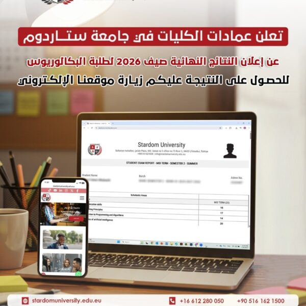 Announcement of Final Results for Bachelor’s Degree Programs – Summer Semester 2026