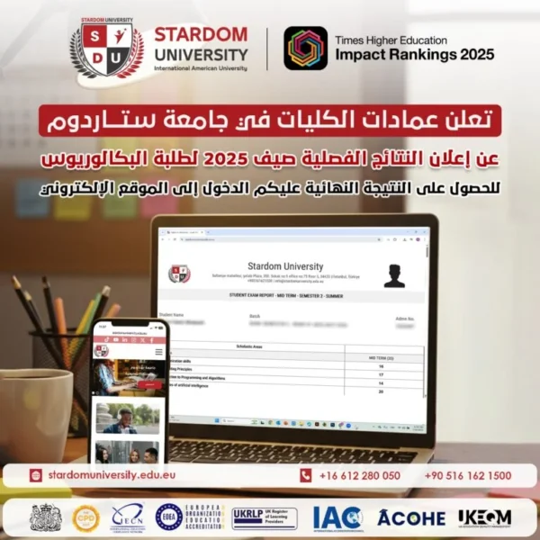 Announcement of Summer Semester 2025 Results for Undergraduate Students