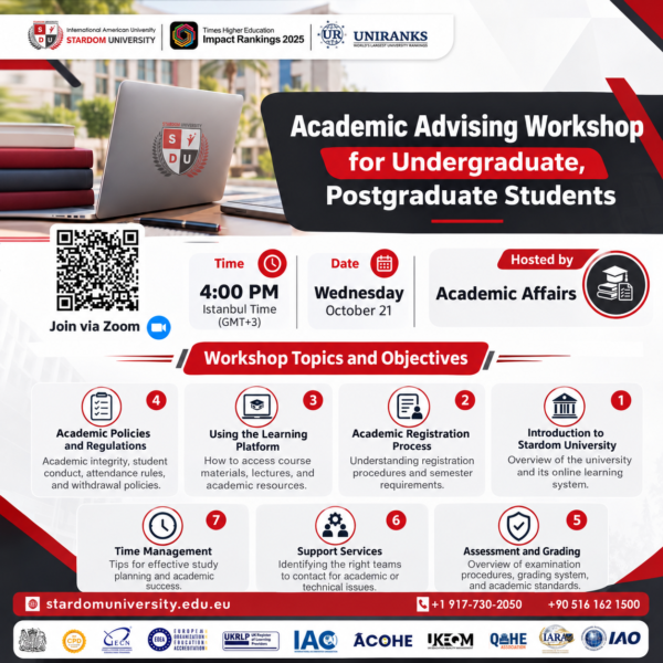 Stardom University Organizes an Academic Advising Workshop for Undergraduate and Postgraduate Students
