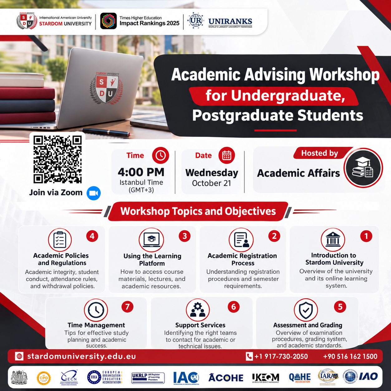 Stardom University Organizes an Academic Advising Workshop for…